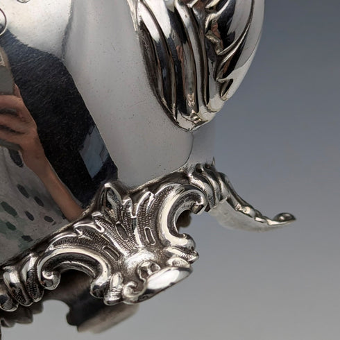 約 1840 年英國古董銀盤小茶壺